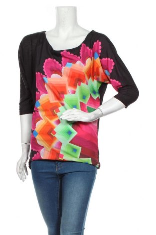 Γυναικεία μπλούζα Desigual, Μέγεθος S, Χρώμα Πολύχρωμο, 100% πολυεστέρας, Τιμή 15,86 €