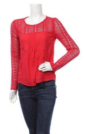 Γυναικεία μπλούζα Desigual, Μέγεθος XS, Χρώμα Κόκκινο, 59% βαμβάκι, 41% πολυεστέρας, Τιμή 22,96 €