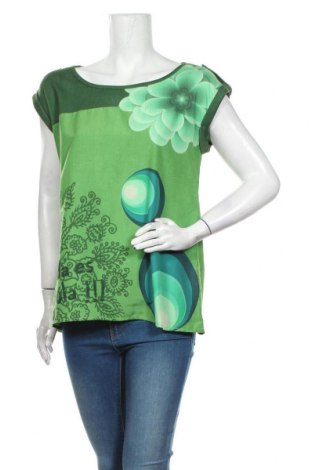 Bluză de femei Desigual, Mărime L, Culoare Verde, Preț 111,84 Lei