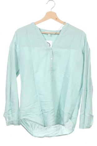 Γυναικεία μπλούζα Esprit, Μέγεθος XS, Χρώμα Πράσινο, 60% λινό, 40% βαμβάκι, Τιμή 25,98 €