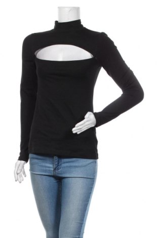Дамска блуза Even&Odd, Размер M, Цвят Черен, 95% памук, 5% еластан, Цена 38,35 лв.