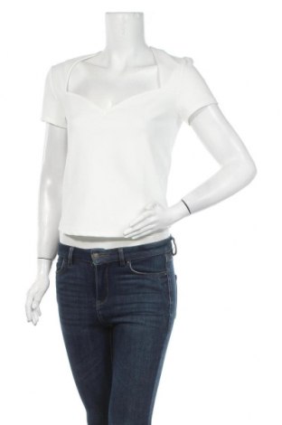 Дамска блуза Gina Tricot, Размер L, Цвят Бял, 96% полиестер, 4% еластан, Цена 31,85 лв.