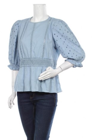 Bluză de femei Jdy, Mărime XL, Culoare Albastru, Bumbac, Preț 104,77 Lei