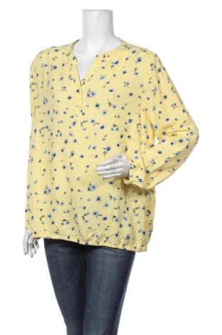 Дамска блуза Laura Torelli, Размер XL, Цвят Жълт, Вискоза, Цена 27,30 лв.
