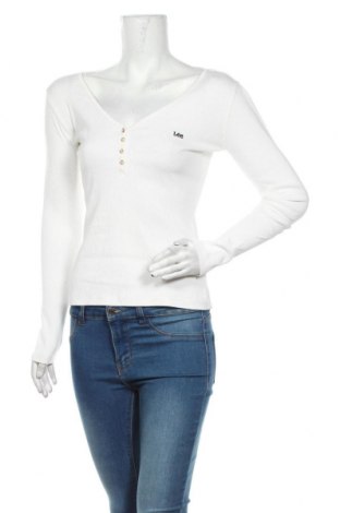 Дамска блуза Lee, Размер S, Цвят Бял, 95% памук, 5% еластан, Цена 44,00 лв.