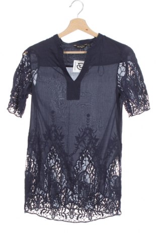 Bluză de femei Massimo Dutti, Mărime XS, Culoare Albastru, 80% bumbac, 20% mătase, Preț 125,00 Lei