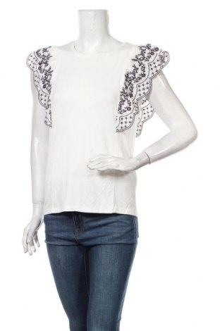 Bluză de femei Naf Naf, Mărime M, Culoare Alb, 96% viscoză, 4% elastan, Preț 147,53 Lei