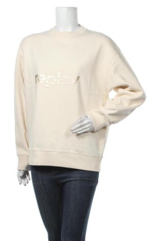 Γυναικεία μπλούζα Replay, Μέγεθος S, Χρώμα  Μπέζ, Βαμβάκι, Τιμή 83,43 €