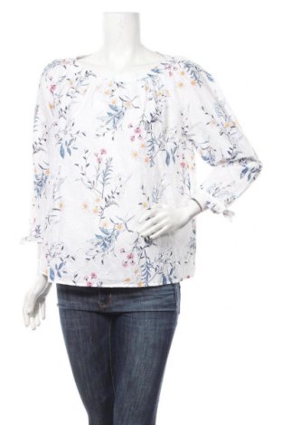 Γυναικεία μπλούζα S.Oliver, Μέγεθος XL, Χρώμα Λευκό, Βαμβάκι, Τιμή 16,89 €