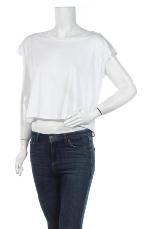 Дамска блуза Sports, Размер M, Цвят Бял, 50% памук, 50% модал, Цена 15,02 лв.