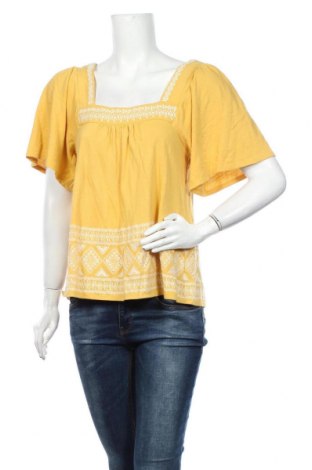 Дамска блуза Sportsgirl, Размер XS, Цвят Жълт, Памук, Цена 27,30 лв.