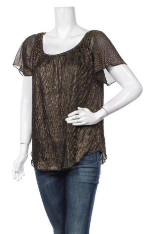 Дамска блуза Suzanne Grae, Размер M, Цвят Черен, Полиестер, метални нишки, Цена 27,30 лв.