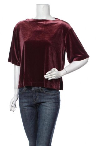 Дамска блуза Uniqlo, Размер M, Цвят Червен, Цена 27,30 лв.