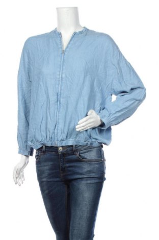 Дамска блуза Zara Trafaluc, Размер S, Цвят Син, Цена 29,40 лв.