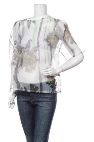 Bluză de femei Zara Trafaluc, Mărime S, Culoare Gri, 95% poliester, 5% elastan, Preț 96,16 Lei