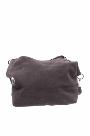 Дамска чанта Abro, Цвят Сив, Естествен велур, Цена 275,40 лв.