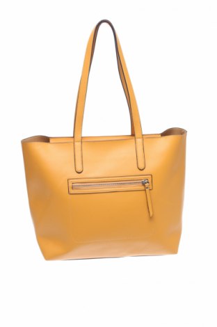Дамска чанта C&A, Цвят Жълт, Еко кожа, Цена 35,70 лв.