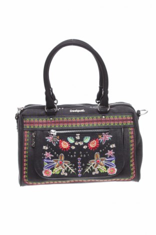 Γυναικεία τσάντα Desigual, Χρώμα Γκρί, Κλωστοϋφαντουργικά προϊόντα, δερματίνη, Τιμή 84,67 €