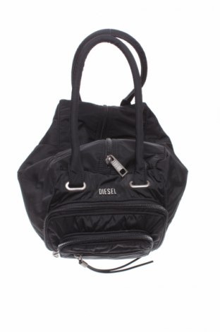 Дамска чанта Diesel, Цвят Черен, Текстил, Цена 96,00 лв.