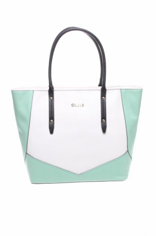 Γυναικεία τσάντα Guess, Χρώμα Λευκό, Δερματίνη, Τιμή 93,48 €