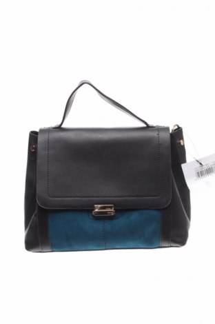 Дамска чанта Irl, Цвят Черен, Еко кожа, текстил, Цена 29,50 лв.