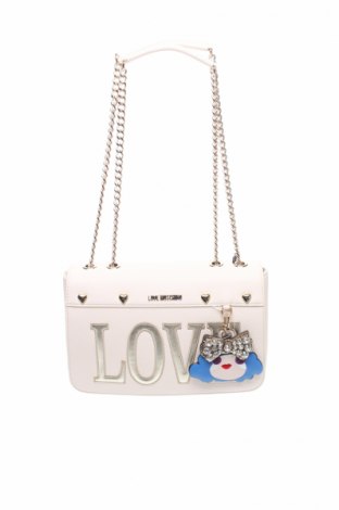 Γυναικεία τσάντα Love Moschino, Χρώμα Εκρού, Δερματίνη, Τιμή 149,98 €