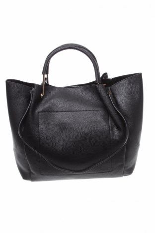 Дамска чанта Parfois, Цвят Черен, Еко кожа, Цена 40,02 лв.