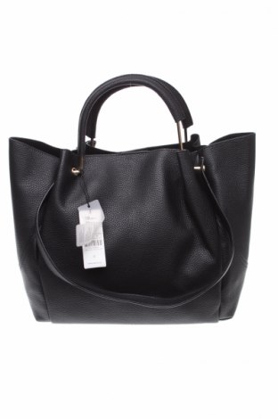 Дамска чанта Parfois, Цвят Черен, Еко кожа, Цена 51,75 лв.