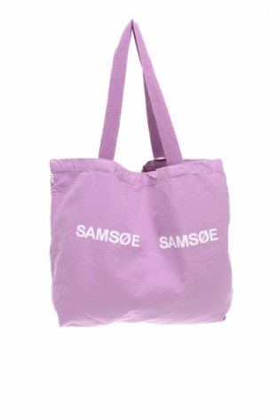Γυναικεία τσάντα Samsoe & Samsoe, Χρώμα Βιολετί, Κλωστοϋφαντουργικά προϊόντα, Τιμή 24,43 €