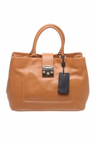 Γυναικεία τσάντα TWINSET, Χρώμα Καφέ, Γνήσιο δέρμα, Τιμή 227,71 €