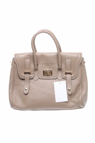 Γυναικεία τσάντα VICTOR&HUGO, Χρώμα  Μπέζ, Γνήσιο δέρμα, Τιμή 151,19 €
