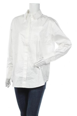 Γυναικείο πουκάμισο About You, Μέγεθος S, Χρώμα Εκρού, Βαμβάκι, Τιμή 19,73 €