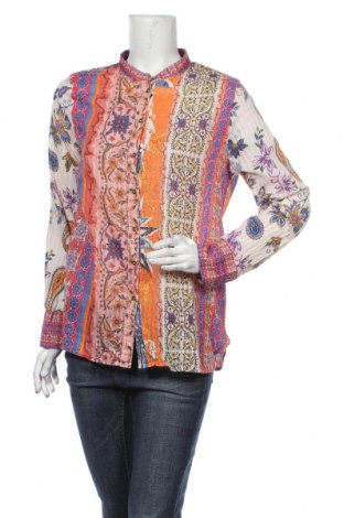 Γυναικείο πουκάμισο Desigual, Μέγεθος XL, Χρώμα Πολύχρωμο, 98% βαμβάκι, 2% ελαστάνη, Τιμή 29,88 €