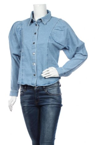 Γυναικείο πουκάμισο Jdy, Μέγεθος XS, Χρώμα Μπλέ, Βαμβάκι, Τιμή 17,78 €