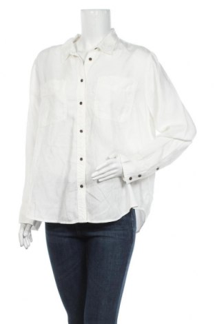 Γυναικείο πουκάμισο Marks & Spencer, Μέγεθος XL, Χρώμα Λευκό, Lyocell, Τιμή 26,47 €