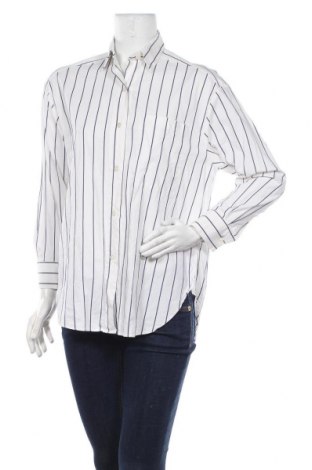 Дамска риза Massimo Dutti, Размер S, Цвят Бял, Памук, Цена 58,00 лв.
