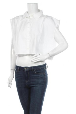 Дамска риза Monki, Размер XL, Цвят Бял, 100% памук, Цена 38,35 лв.