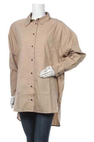 Γυναικείο πουκάμισο ONLY, Μέγεθος M, Χρώμα  Μπέζ, Βαμβάκι, Τιμή 17,64 €