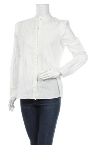Γυναικείο πουκάμισο S.Oliver, Μέγεθος M, Χρώμα Λευκό, Βαμβάκι, Τιμή 39,87 €