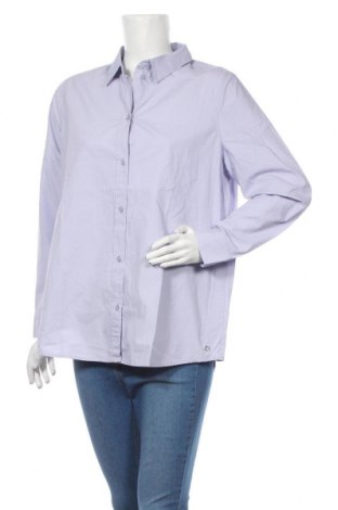 Γυναικείο πουκάμισο S.Oliver, Μέγεθος XL, Χρώμα Βιολετί, Βαμβάκι, Τιμή 35,58 €