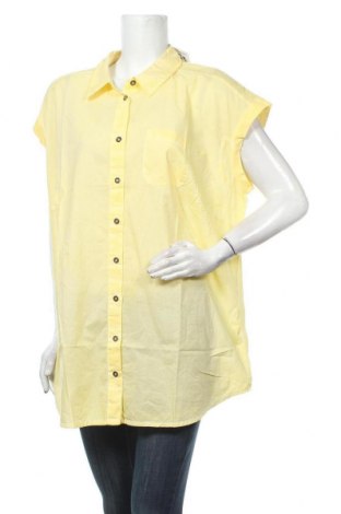 Дамска риза Sheego, Размер XXL, Цвят Жълт, 100% памук, Цена 57,85 лв.