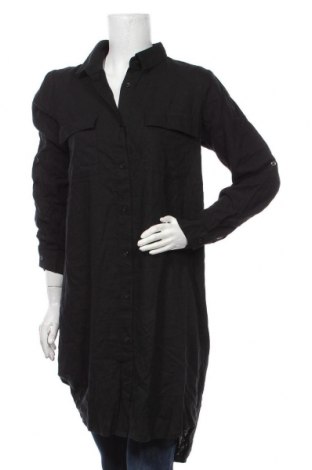 Дамска риза Soya Concept, Размер M, Цвят Черен, 55% лен, 45% вискоза, Цена 57,42 лв.