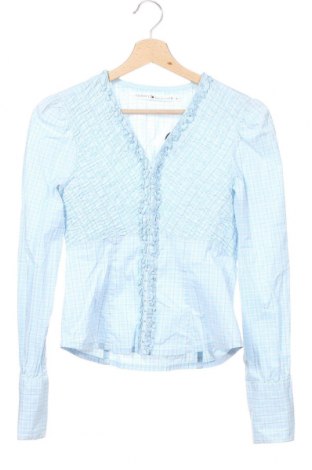 Дамска риза Tommy Hilfiger, Размер XS, Цвят Син, 98% памук, 2% еластан, Цена 39,00 лв.