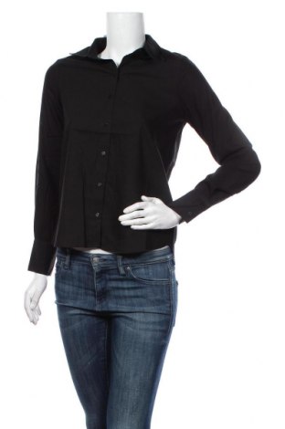 Γυναικείο πουκάμισο Vero Moda, Μέγεθος XS, Χρώμα Μαύρο, 75% lyocell, 25% πολυεστέρας, Τιμή 14,23 €