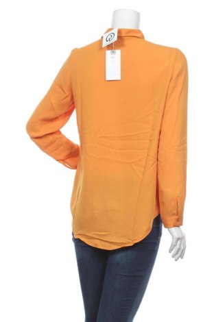 Γυναικείο πουκάμισο Vila, Μέγεθος XS, Χρώμα Κίτρινο, Πολυεστέρας, Τιμή 14,23 €