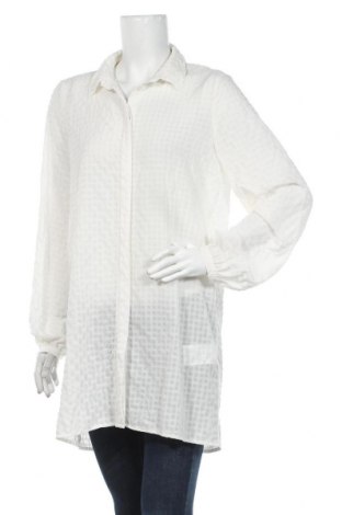 Γυναικείο πουκάμισο Vila, Μέγεθος M, Χρώμα Εκρού, 95% πολυεστέρας, 5% ελαστάνη, Τιμή 20,63 €