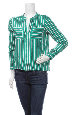 Дамска риза Vila, Размер M, Цвят Зелен, Вискоза, Цена 23,21 лв.