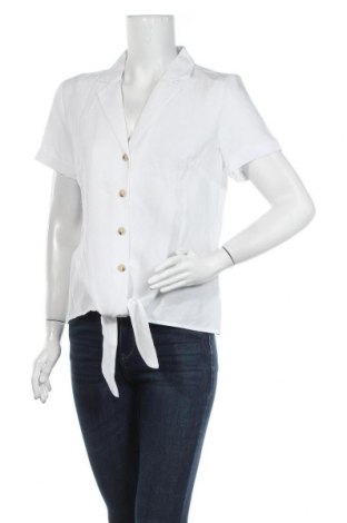 Γυναικείο πουκάμισο Zero, Μέγεθος M, Χρώμα Λευκό, 90% lyocell, 10% λινό, Τιμή 26,47 €