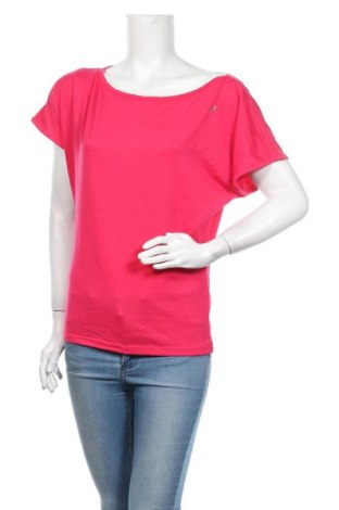 Дамска спортна блуза ASICS, Размер M, Цвят Розов, 92% полиестер, 8% еластан, Цена 35,70 лв.