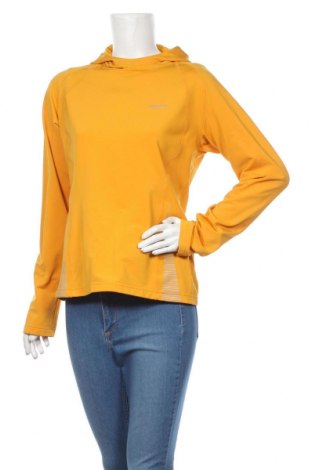 Дамска спортна блуза Craft, Размер L, Цвят Жълт, 85% полиестер, 15% еластан, Цена 33,60 лв.